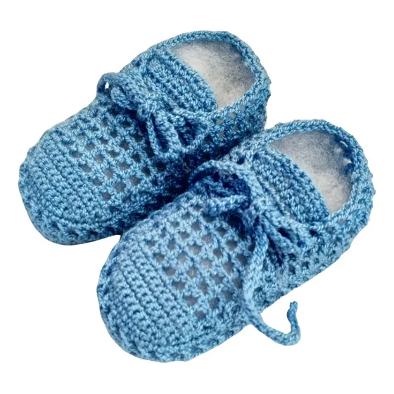 Escarpines Para Niño Tejido - Varios Meses