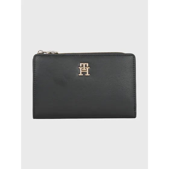 Billetera Distinct Slim Con Logo Negro Tommy Hilfiger