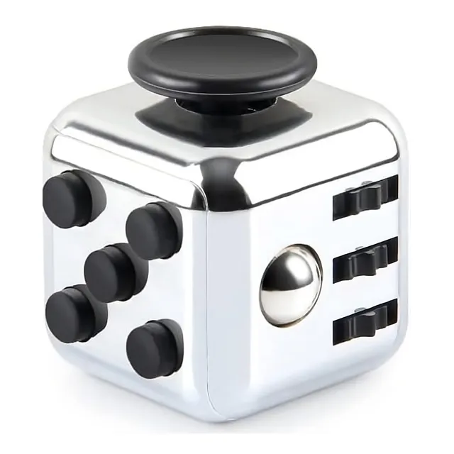 Cubo Fidget Diseños Anti Estrés Juego Ansiedad Sensorial 