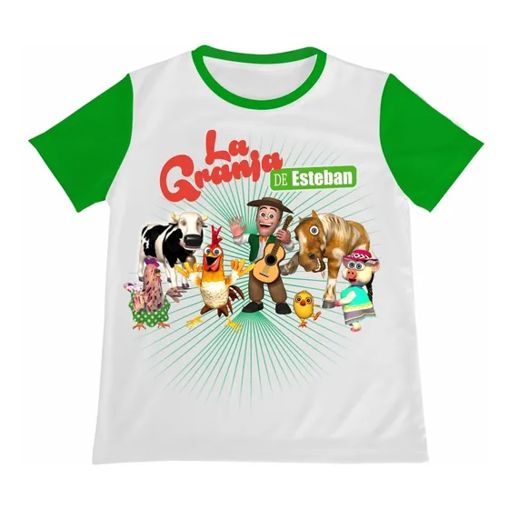 Franela Camisa Niño La Granja De Zenon Algodon