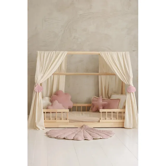 Dosel Mosquitero Gasa De Algodón P/ Cama Casita Montessori 