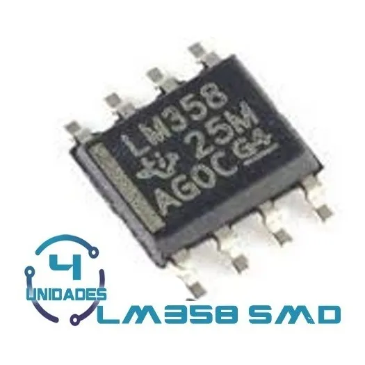 4 Unidades Ic Lm358 Comparador Operacional 