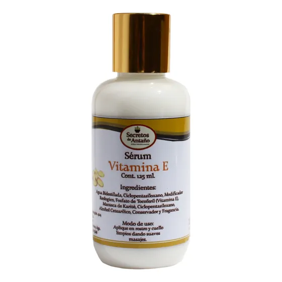 Sérum Vitamina E 125 Ml - Antioxidante Y Brillo Natural