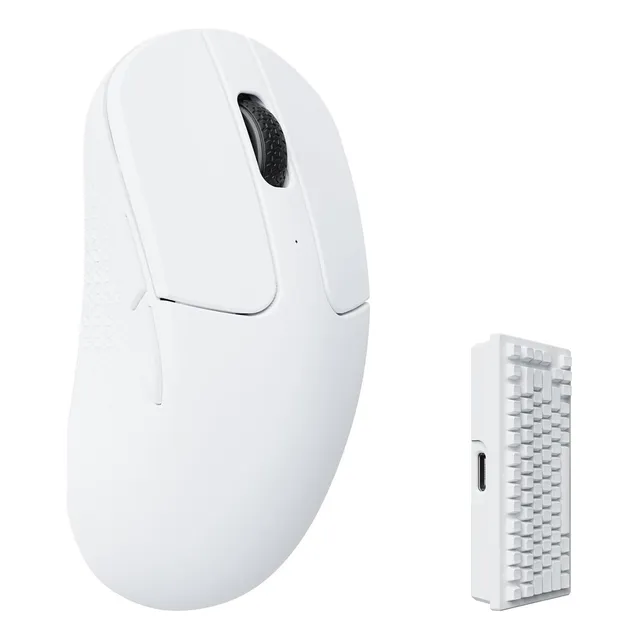 Ratón Óptico Inalámbrico Keychron M3 Mini 4k Blanco 55g