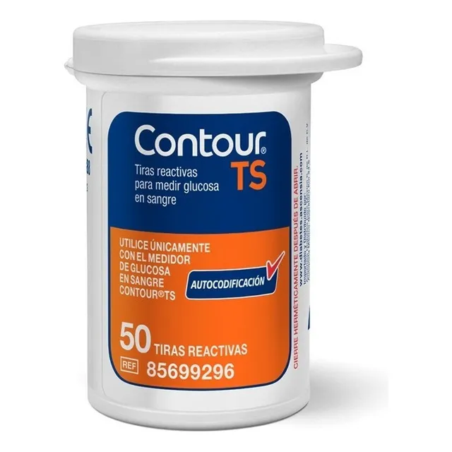 Contour Ts Tiras Caja Con 50 Para Glucómetro