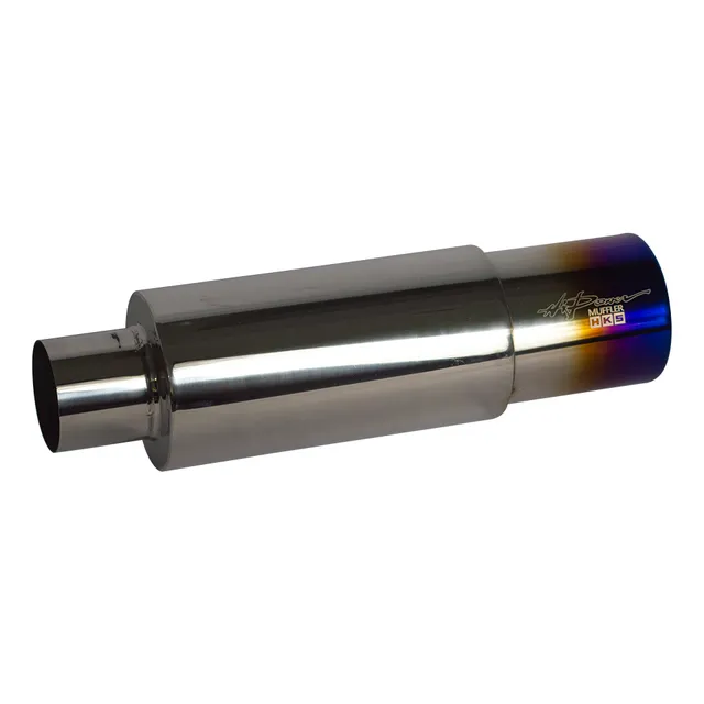 Mufflers Cromado Con Cola Quemada Para Carro