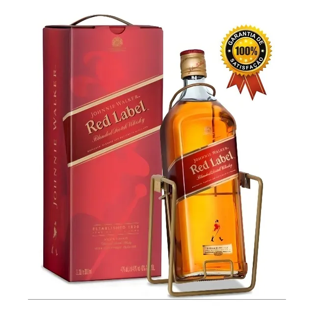 Red Label Johnnie Walker 3l Com Suporte - C/ Nota Fiscal