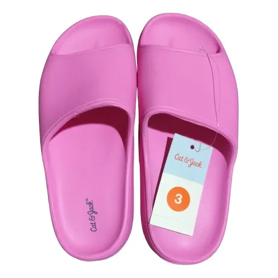Sandalias Niñas Cat & Jack Rosado Talla 35 (9-11 Años) 23cm