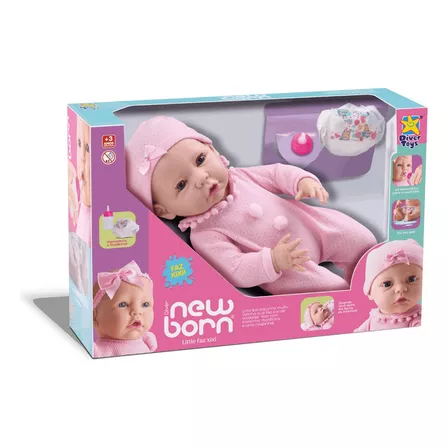 Muñeca Bebe Recien Nacido Mini Cierra Ojitos Ikdiv096