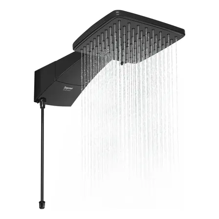 Chuveiro Elétrico Fixo Zagonel Quadratta Black 220v 7700w Preto 7.7 Kw