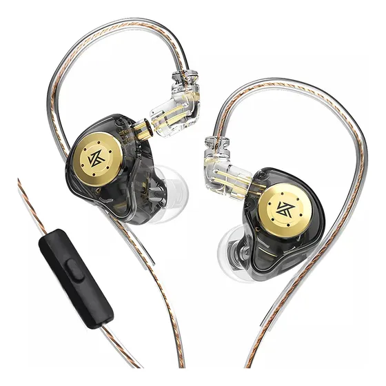 Auriculares In-ear Kz Edx Pro Gamer Con Micrófono Negro