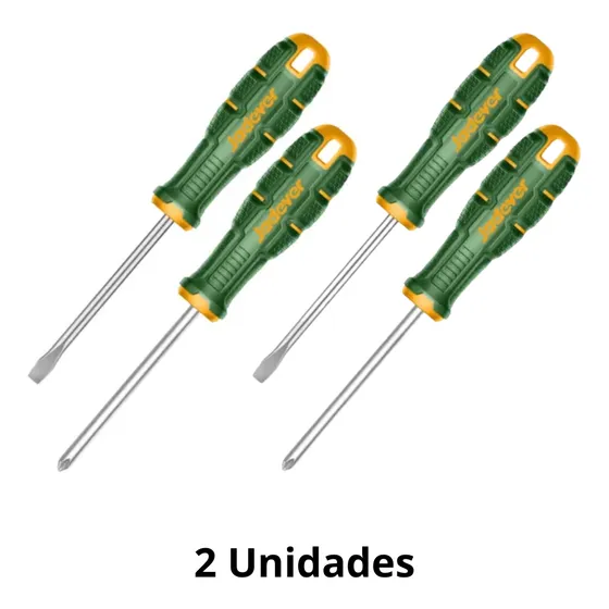 Juego De Destornilladores Estria Paleta 2 Pzas Marca Jadever