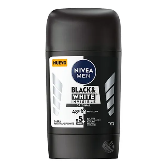 Antitranspirante En Barra Nivea Black & White 50 Ml