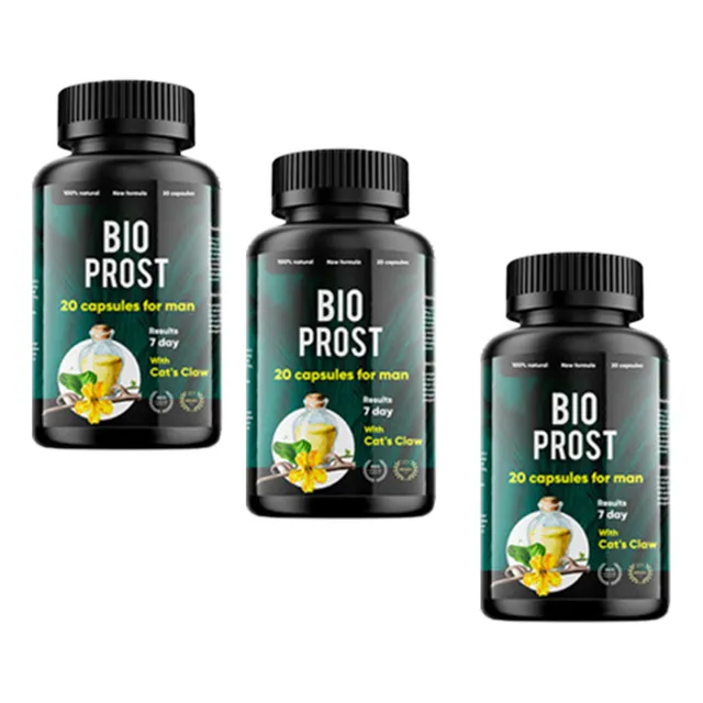Bioprost Original Mejor Producto Pack 3 Frascos