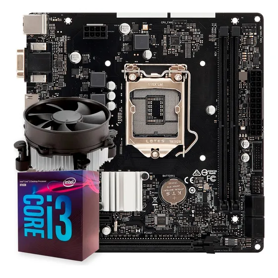 Kit Upgrade Gamer Intel Core I3 8ª Geração + Placa-mãe