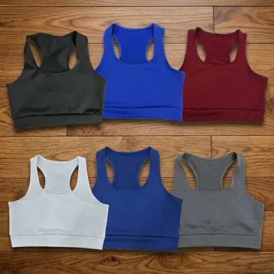 Kit 4 Top Feminino Plus Size Academia Fitness Treino Suplex
