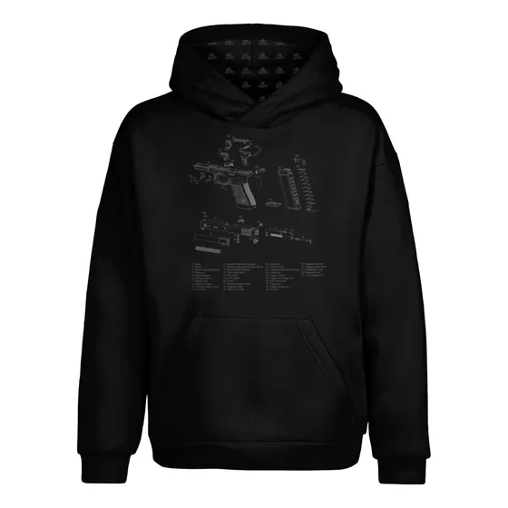 Canguro Buzo Con Capucha Glock Aventureros