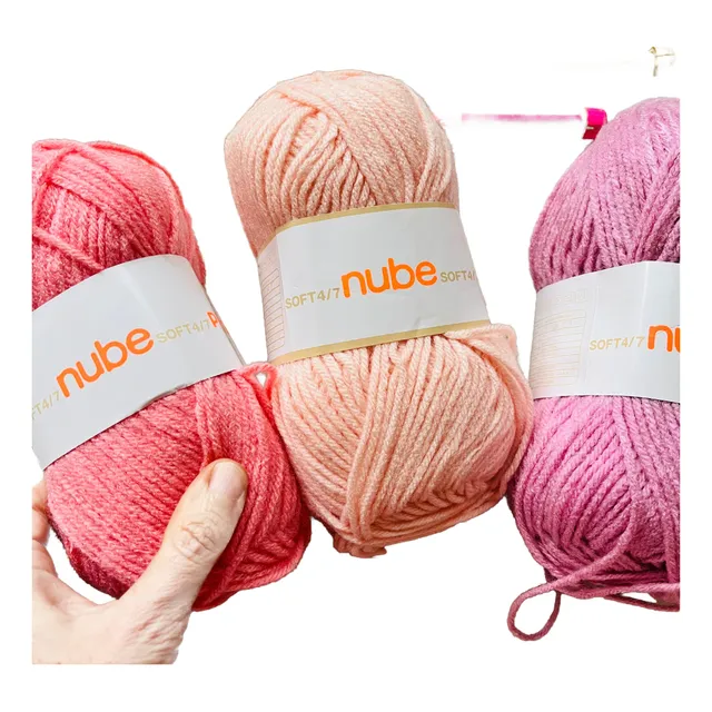 Ovillo De Lana Cashmilon Soft 4/7 Pack Por 3