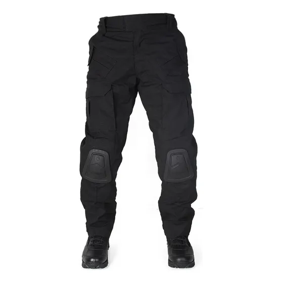 Calça Tática Com Joelheira Combat F3 Ripstop Forhonor Preta