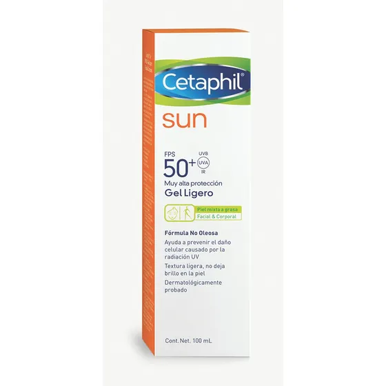 Protector solar Cetaphil Sun facial Facial Corporal 50FPS 100mL