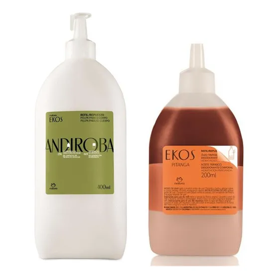 Pitanga Óleo Trifásico E Andiroba Hidr Ekos Refil Kit Natura