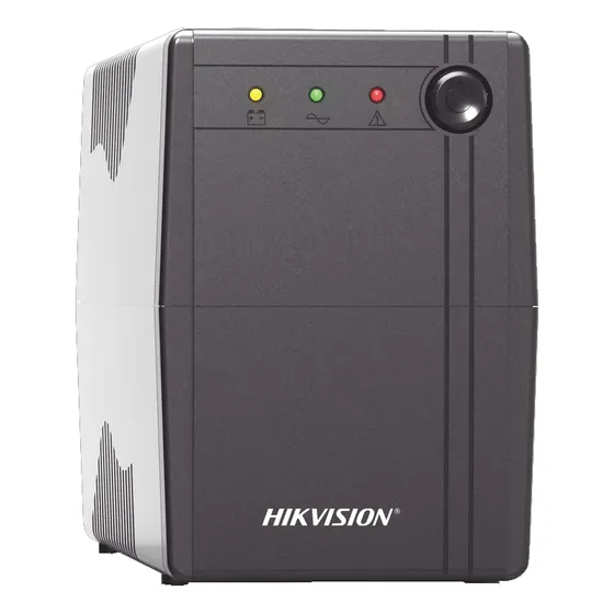 Ups Hikvision 600 Va, 360 W, 120 Vca 6 Tomas / Ds-ups600-x. Color Negro
