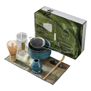 Kit De Té Matcha Completo 7 Piezas Batidor Tazón Cerámica Kit De Té Matcha Completo 7 Piezas Batidor Tazón Cerámica