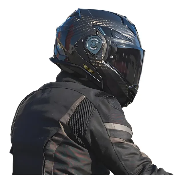 Capacete Ls2 Ff901 Advant X Carbon Escamoteável Fibra Óculos