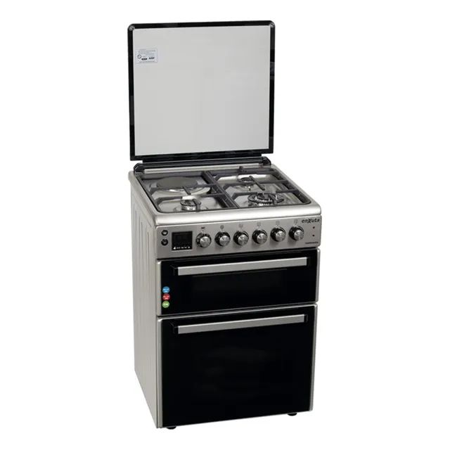 Cocina Doble Horno Enxuta 3 Hornallas 1 Disco Cenxdh6413i