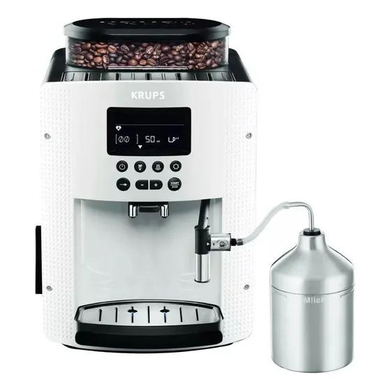 Cafetera Krups Automatic Espresso Essential Display Blanca