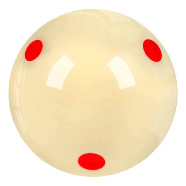 Bola Meooeck Blanca Con Puntos Para Pool Y Billar