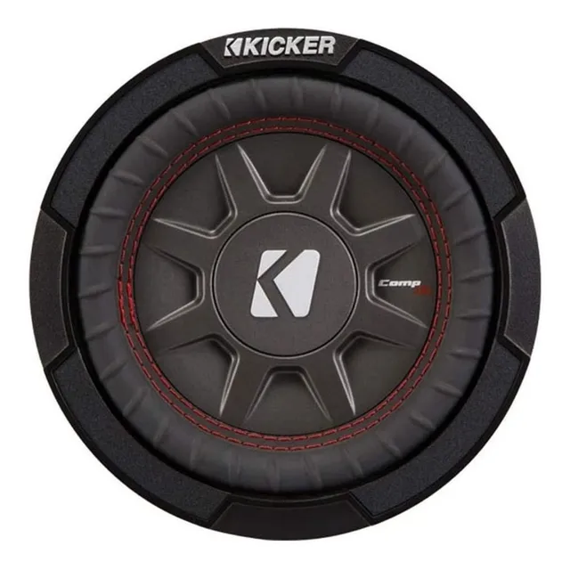 Subwoofer Plano Kicker 6.75 PuLG 43cwrt672 300w Comprt 2ohms Color Gris oscuro