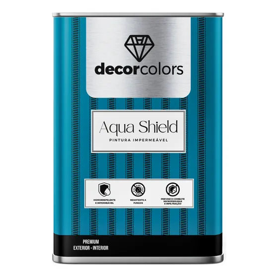 Tinta Aqua Shield Emborrachada21,5 Kg - Decor Colors