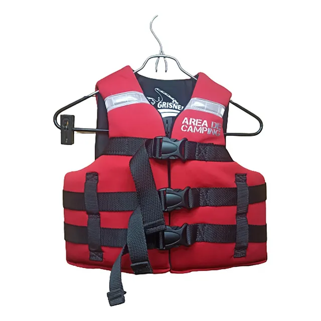 Salvavidas Adultos  Adc Neopreno  Gris/rojo/azul