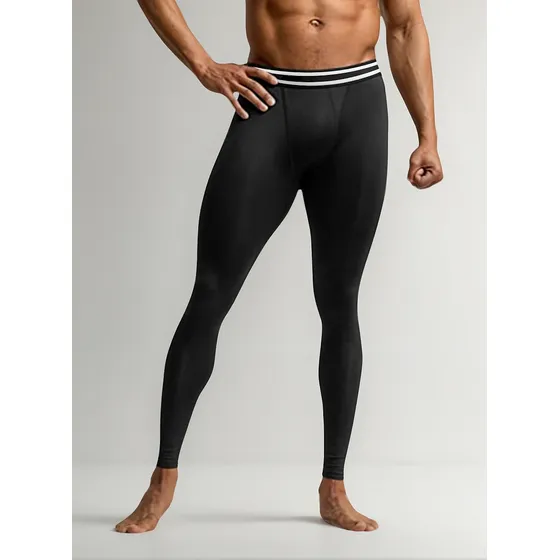 Calza Térmica Deportiva Hombre Legging Básico Entrenamiento 