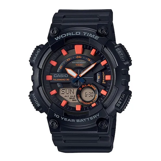 Reloj Digital Casio Aeq-110w-1a2 Analogo Digital Original