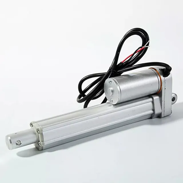 Mini Atuador Linear 1500n  150mm Pistão Elétrico Ip65  12v