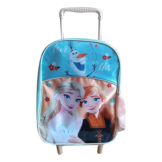 Mochila Carrito Escolar Frozen 35 Cm Tafeta Universo Binario