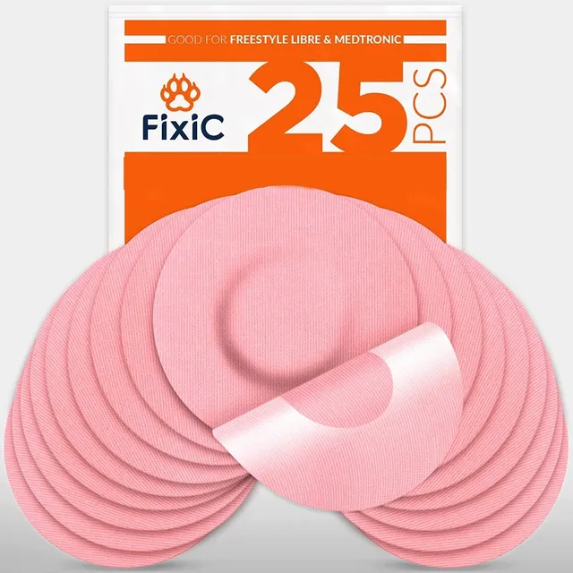 Parches Para Sensor Freestyle Libre 1 Y 2 Y Medtronic - Rosa