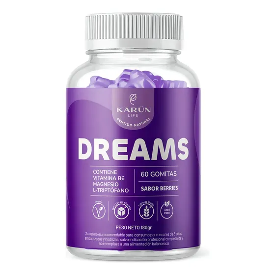 Gomitas Dreams Magnesio L-triptófano Vit B6 60 Un Karun Life | Cuotas sin interés