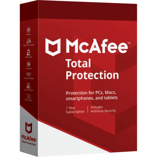 Antivírus Mcafee Total Protection 2025 3 Dispositivos Anual