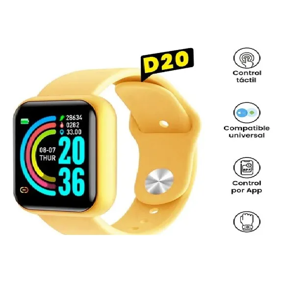 Reloj Inteligente Touch Smartwatch D20 Bluetooth Android Y68