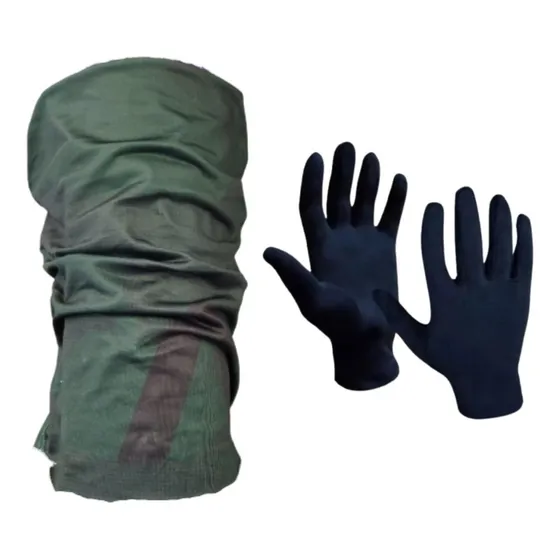 Cuello Salomon Necktube Nasa Green + Guantes Termicos- 40139