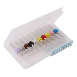 Conjunto 10 Brocas De Precisão Micro Retifíca Pcb 0,3 A 1,2 Conjunto 10 Brocas De Precisão Micro Retifíca Pcb 0,3 A 1,2