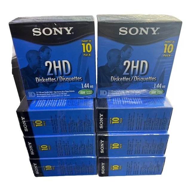 Paquete De 5 Cajas C/10  Diskettes  Cod. 10mfd2hdlf