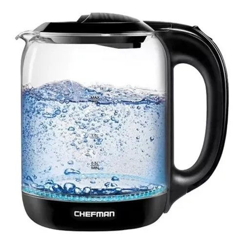 Tetera Eléctrica De Agua Chefman 1.7 Litros Rj1117goppmx