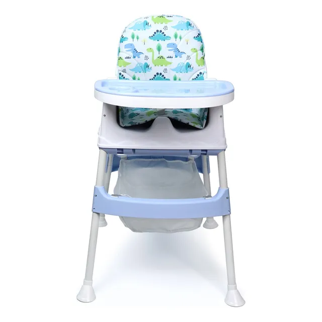 Silla Periquera Bebé 3 En 1 Silla Alta Con Ruedas Ajustable