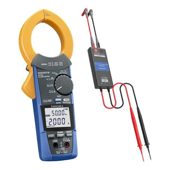 Amperímetro Hioki Cm4373-91 + Sondas2000vdc