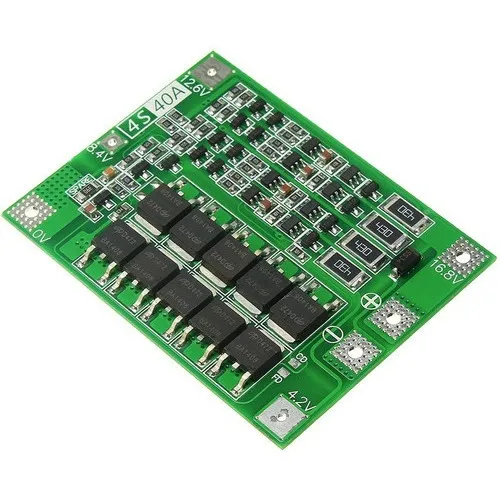 Módulo De Carga Y Protección Bms 4s Baterías 18650 40a