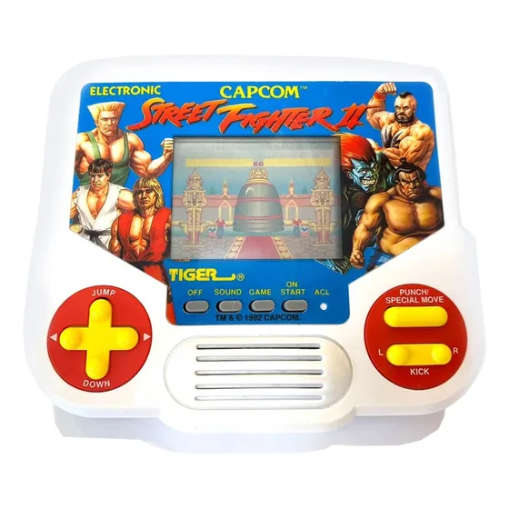 Mini Game Console Tectoy Tiger Street Fighter Anos 90 Excelente Estado Anos 90 Console